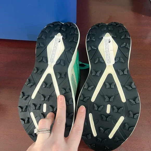 The North Face Women's Teal and White Running Shoes Vectiv Pros - Picture 5 of 5